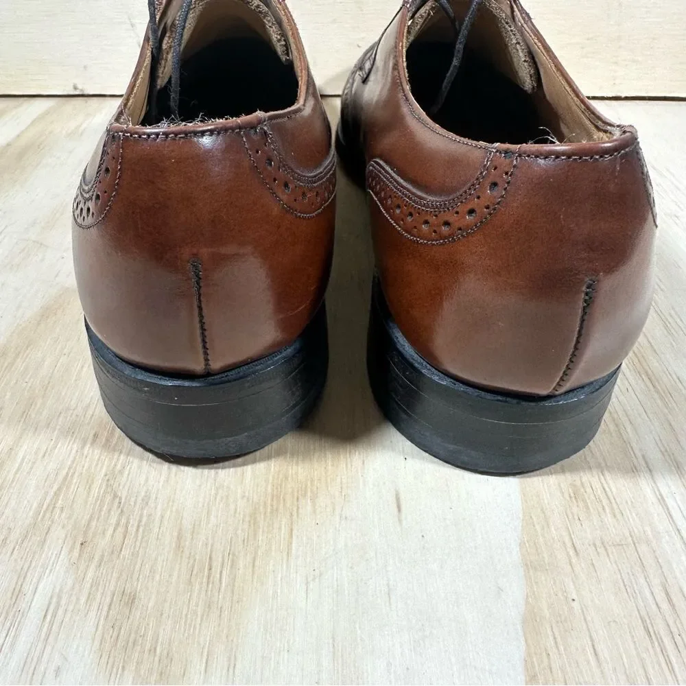 Johnston & Murphy Brown Leather Lace Up Shoes Men’s Size 9.5 D
